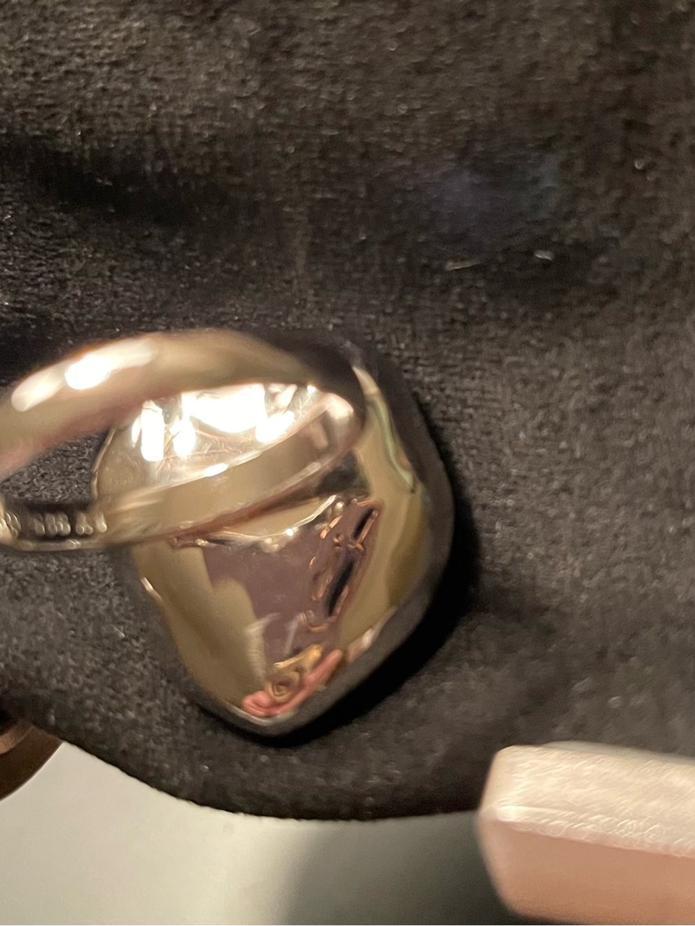 Ross-Simons Silver-Tone Baroque Pearl Ring - Picture 6 of 7
